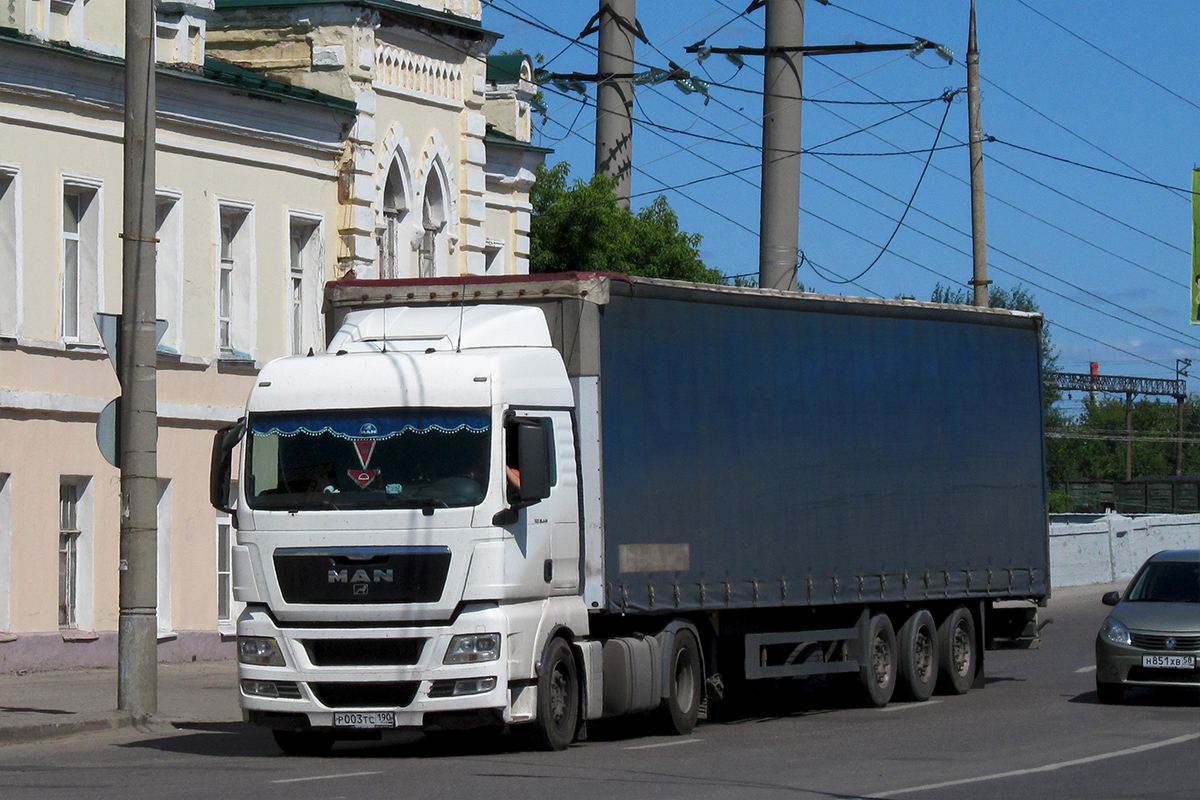 Московская область, № Р 003 ТС 190 — MAN TGX ('2007) (общая модель)