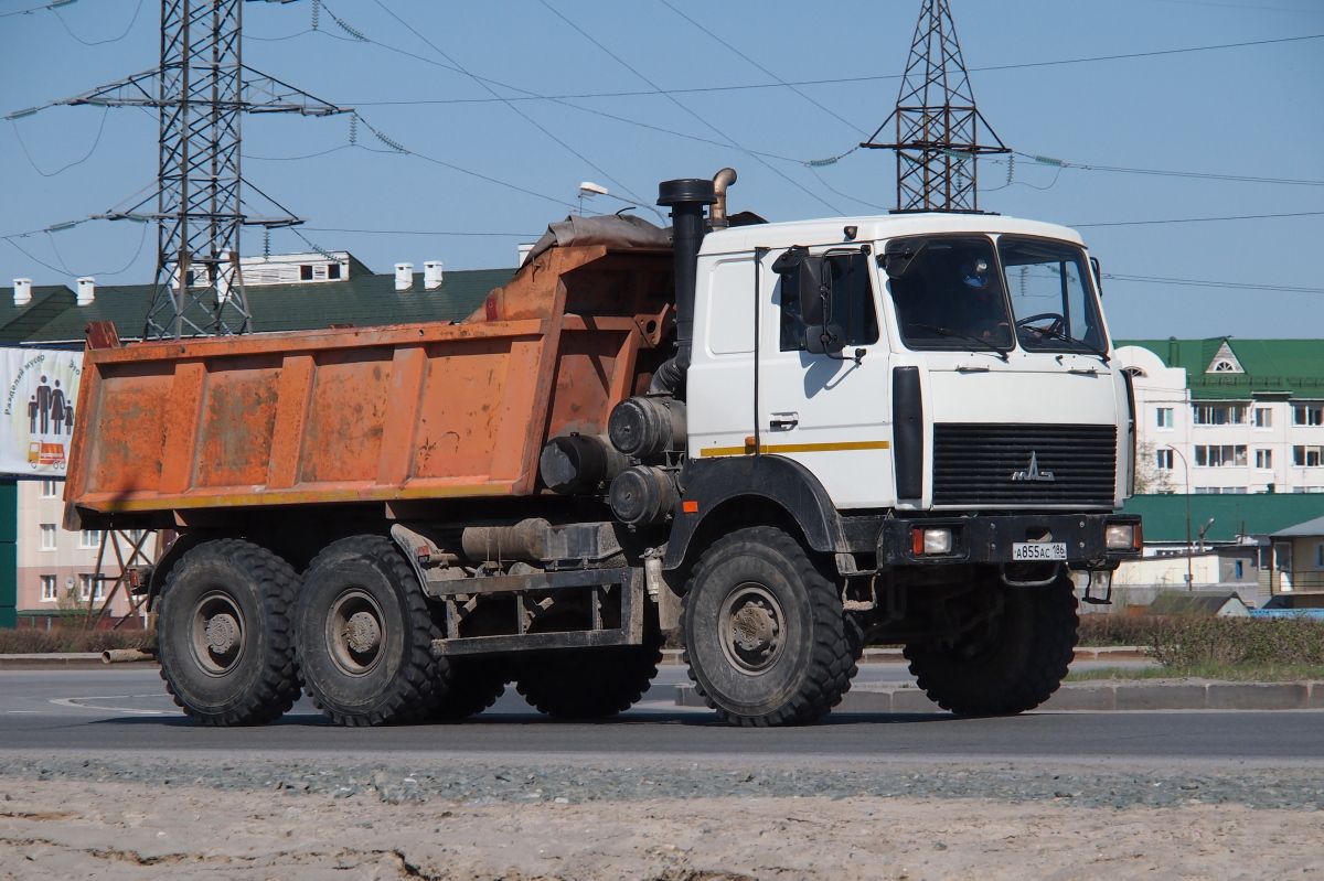 Ханты-Мансийский автоном.округ, № А 855 АС 186 — МАЗ-651705