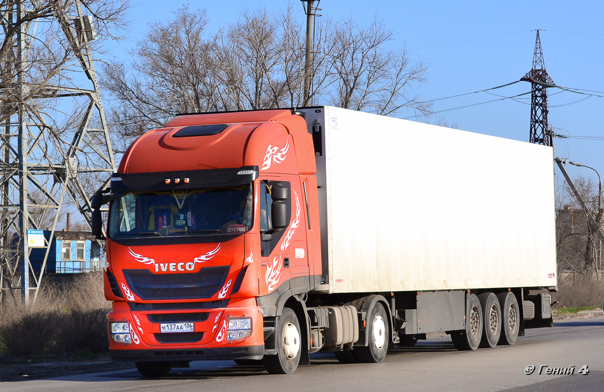 Воронежская область, № Н 137 АА 136 — IVECO Stralis ('2012) 460