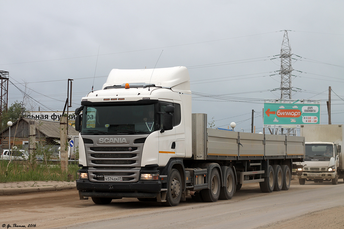 Саха (Якутия), № Н 574 ЕМ 27 — Scania ('2013) G440