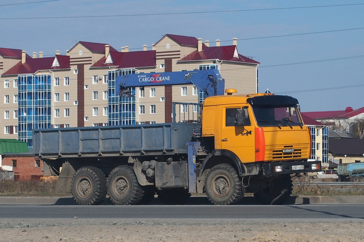 Ханты-Мансийский автоном.округ, № С 587 УВ 86 — КамАЗ-43105