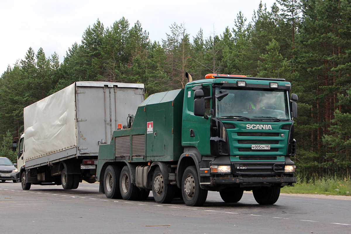 Московская область, № К 005 ОН 190 — Scania ('2004) R420