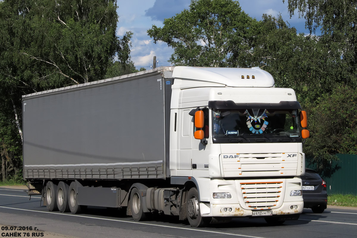 Москва, № А 413 УМ 197 — DAF XF105 FT