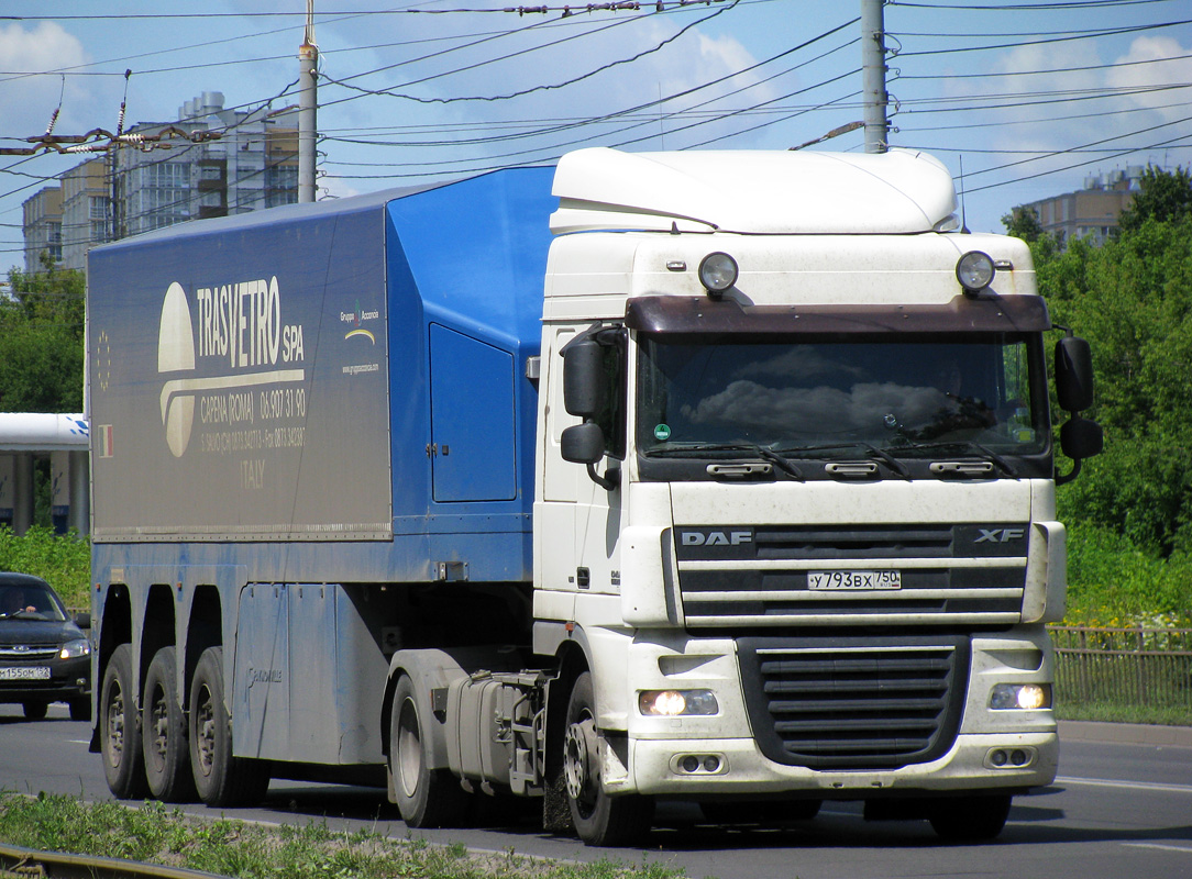 Московская область, № У 793 ВХ 750 — DAF XF105 FT