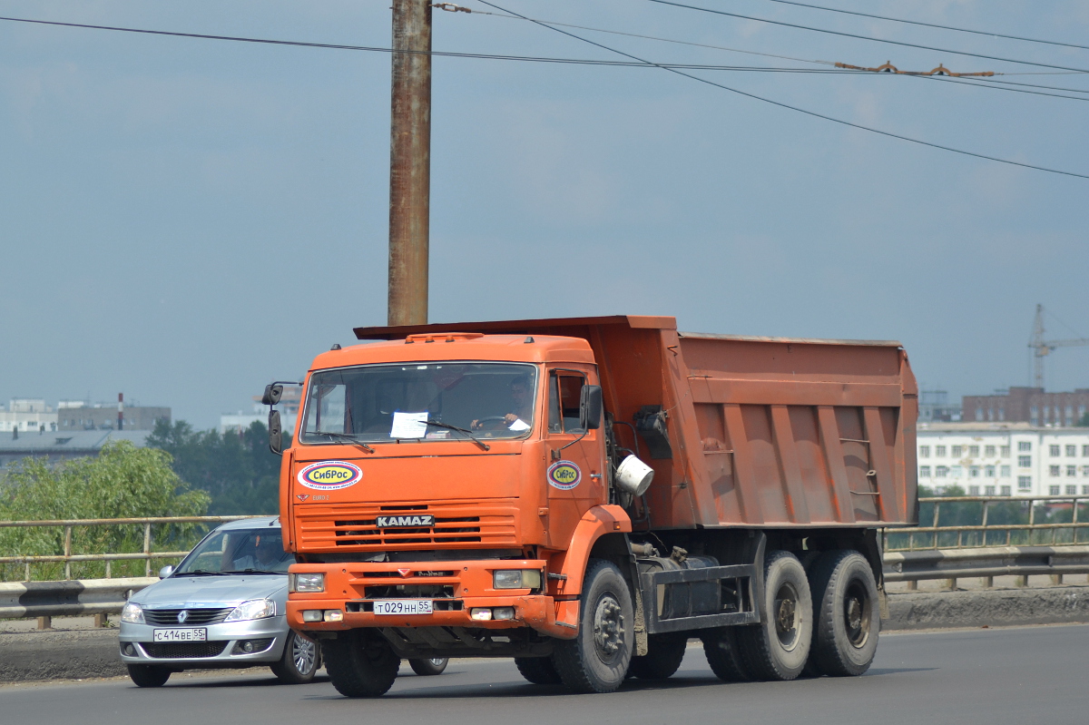 Омская область, № Т 029 НН 55 — КамАЗ-6520-06 [65200F]