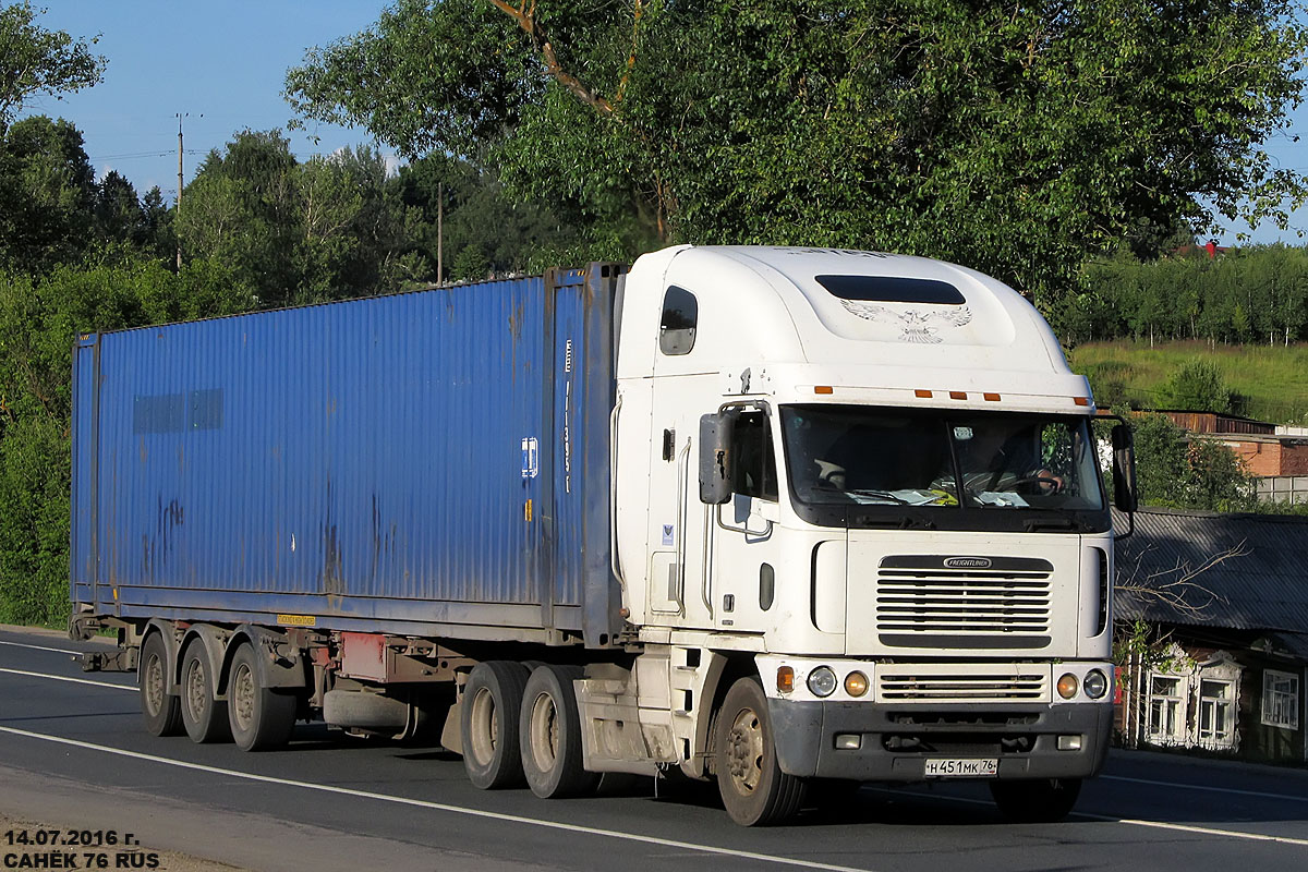 Ярославская область, № Н 451 МК 76 — Freightliner Argosy