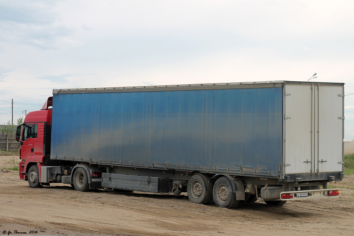 Ростовская область, № У 916 РМ 161 — MAN TGX ('2007) 18.400