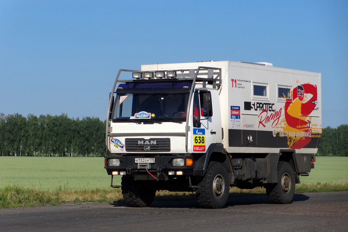 Санкт-Петербург, № Н 132 ЕМ 178 — MAN L2000 (общая модель); Ралли Шёлковый Путь (Башкортостан)