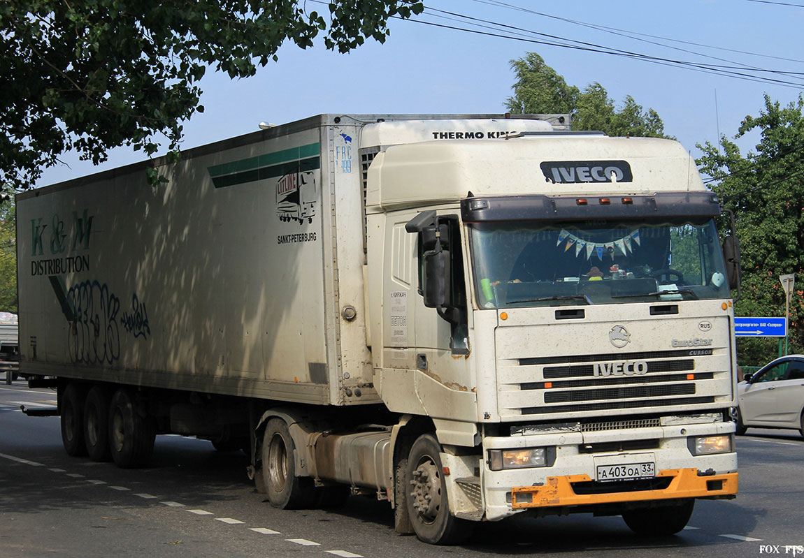 Владимирская область, № А 403 ОА 33 — IVECO EuroStar