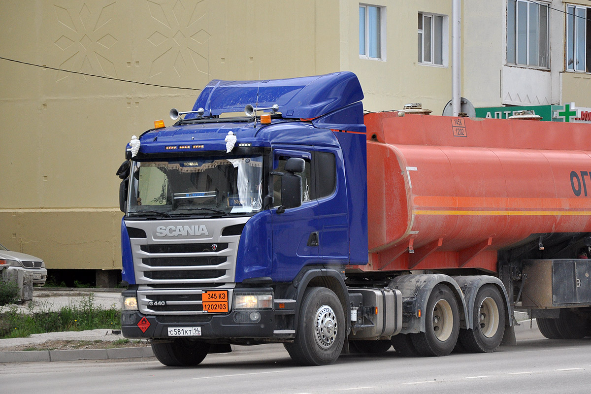 Саха (Якутия), № С 581 КТ 14 — Scania ('2013) G440