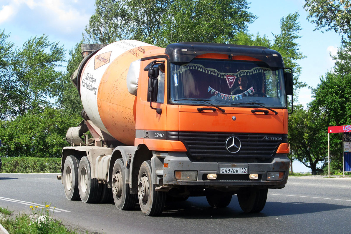 Пермский край, № Е 497 ВК 159 — Mercedes-Benz Actros ('1997) 3240