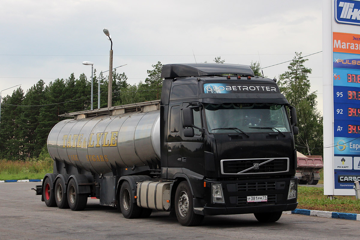 Тульская область, № Р 381 РМ 71 — Volvo ('2008) FH.400