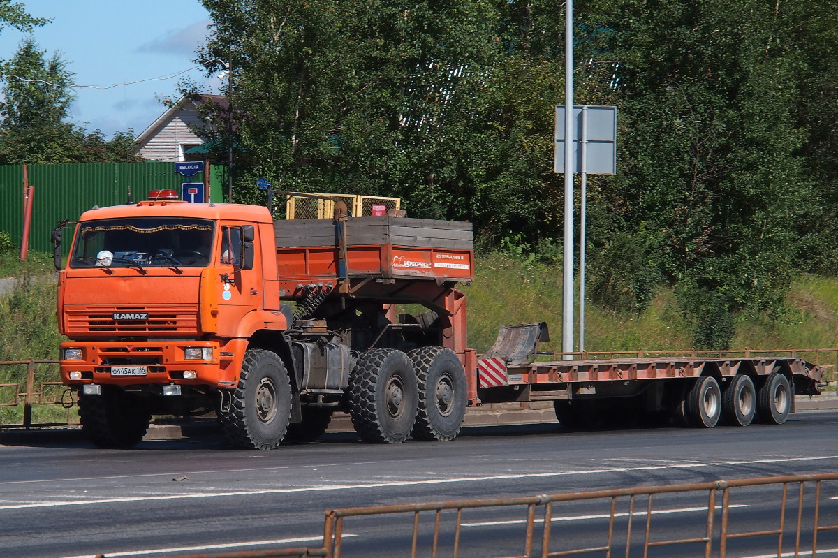 Ханты-Мансийский автоном.округ, № О 445 АК 186 — КамАЗ-65221 [652210]