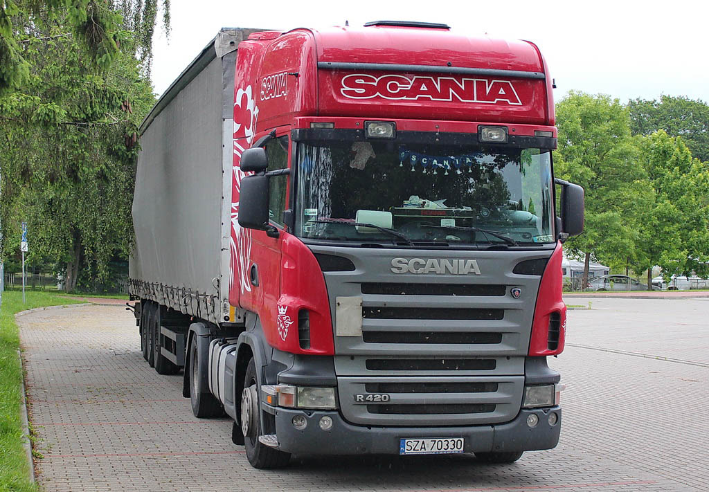 Польша, № SZA 70330 — Scania ('2004) R420