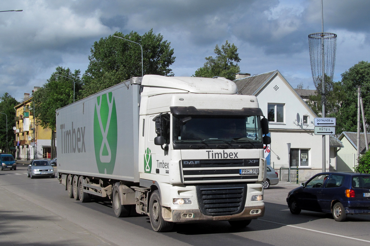 Литва, № FRH 318 — DAF XF105 FT