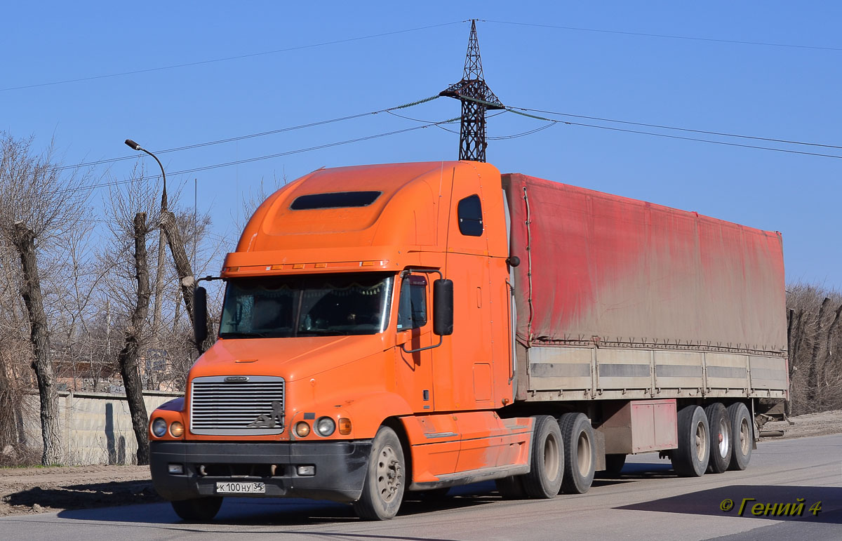 Волгоградская область, № К 100 НУ 34 — Freightliner Century Class