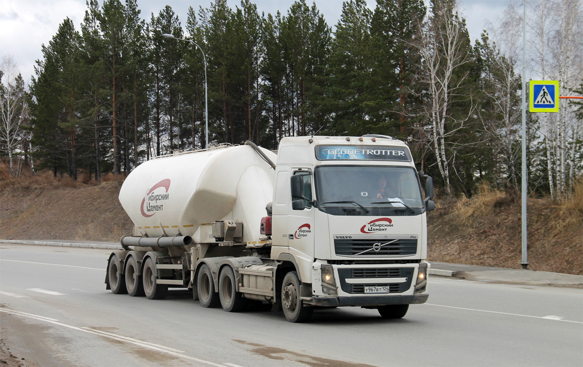 Красноярский край, № У 967 ВТ 124 — Volvo ('2008) FH.400 [X9P]