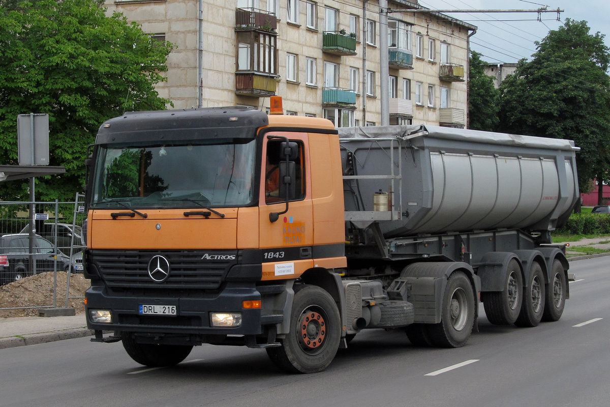 Литва, № DRL 216 — Mercedes-Benz Actros ('1997) 1843