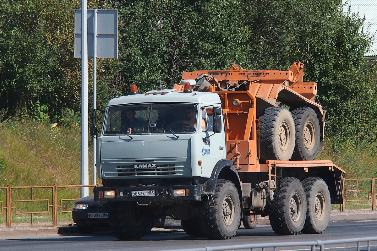 Ханты-Мансийский автоном.округ, № О 863 АТ 186 — КамАЗ-43114-15 [43114R]