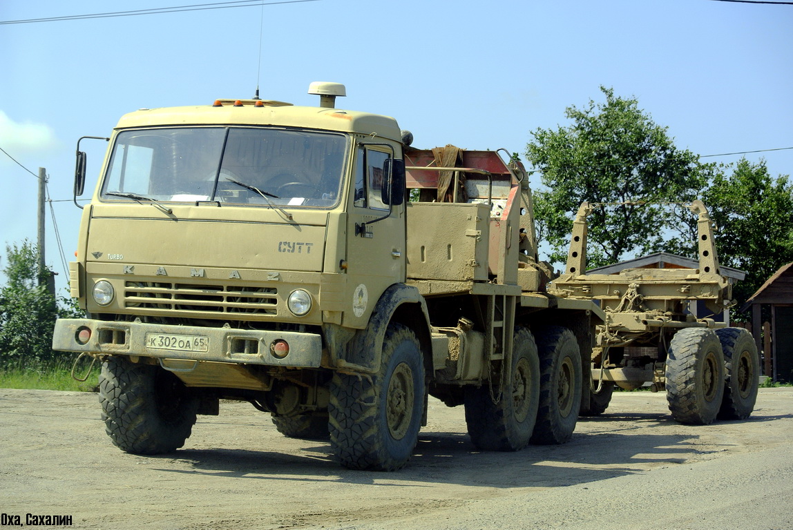 Сахалинская область, № К 302 ОА 65 — КамАЗ-43101