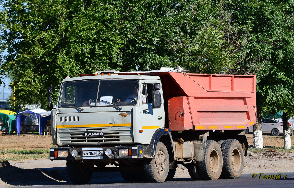 Волгоградская область, № А 478 СН 134 — КамАЗ-55111 [551110]