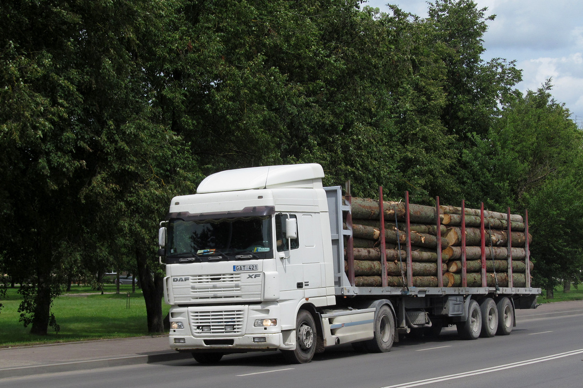 Литва, № GAT 421 — DAF XF95 FT