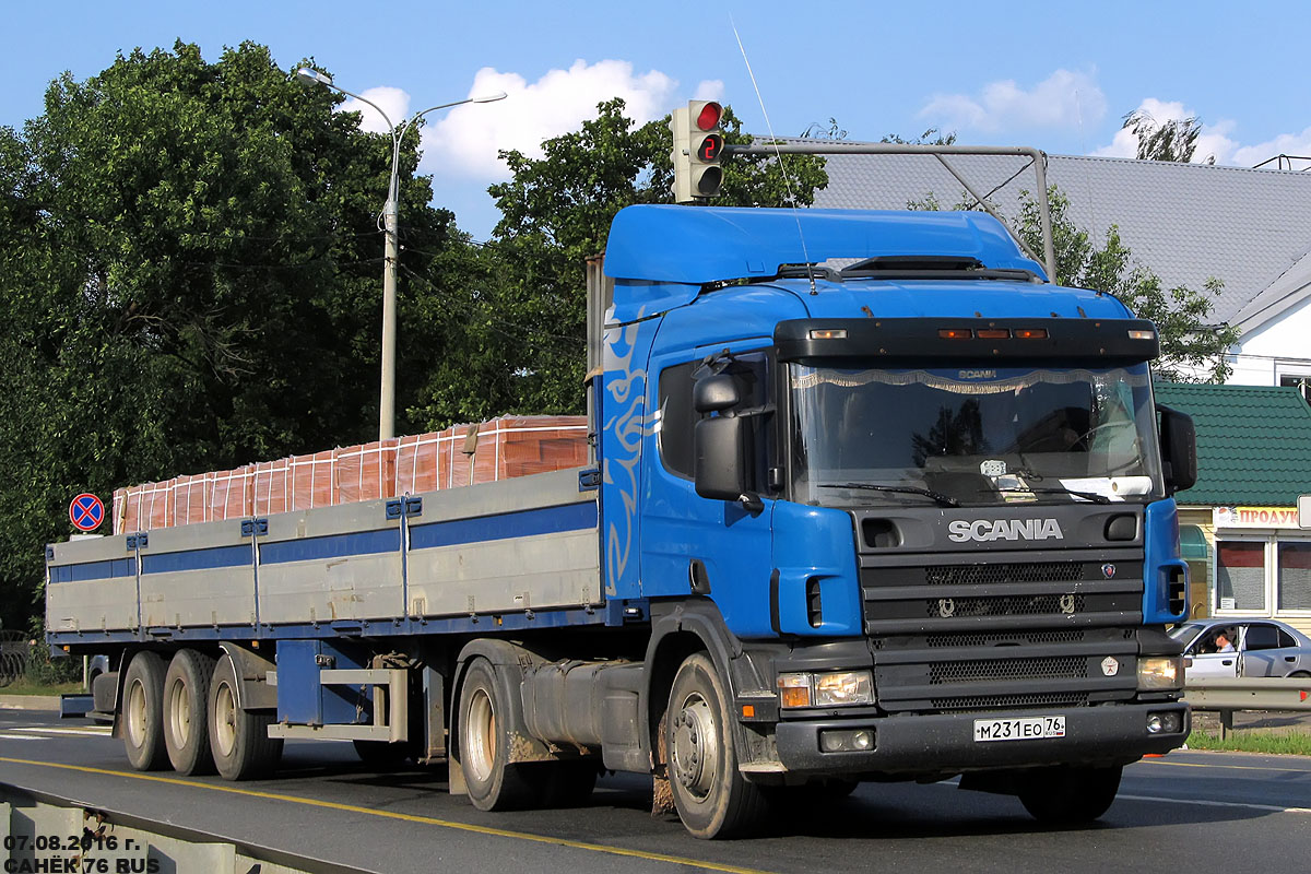 Ярославская область, № М 231 ЕО 76 — Scania ('1996) P114G