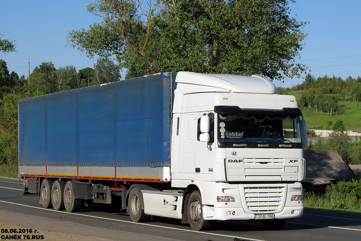 Азербайджан, № 20-DL-786 — DAF XF105 FT