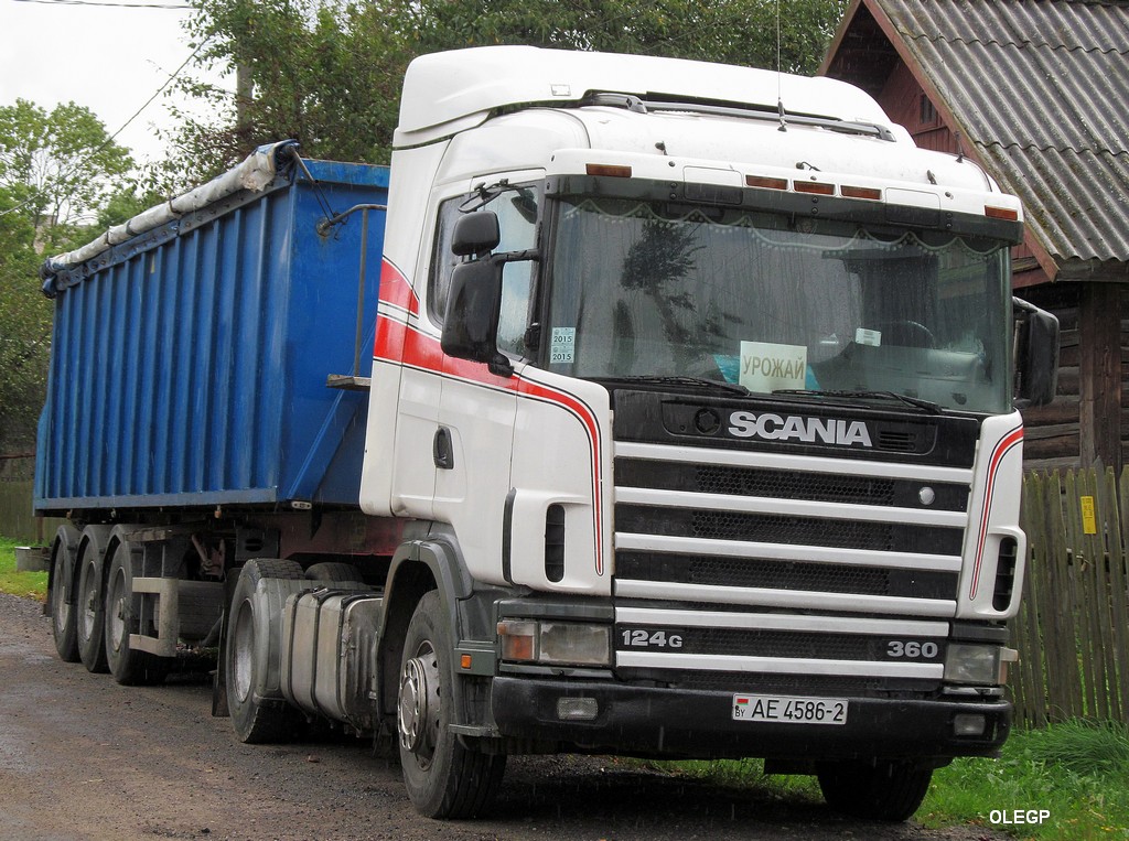 Витебская область, № АЕ 4586-2 — Scania ('1996) R124G