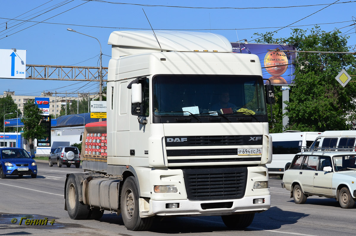 Волгоградская область, № Р 694 ЕС 34 — DAF XF95 FT