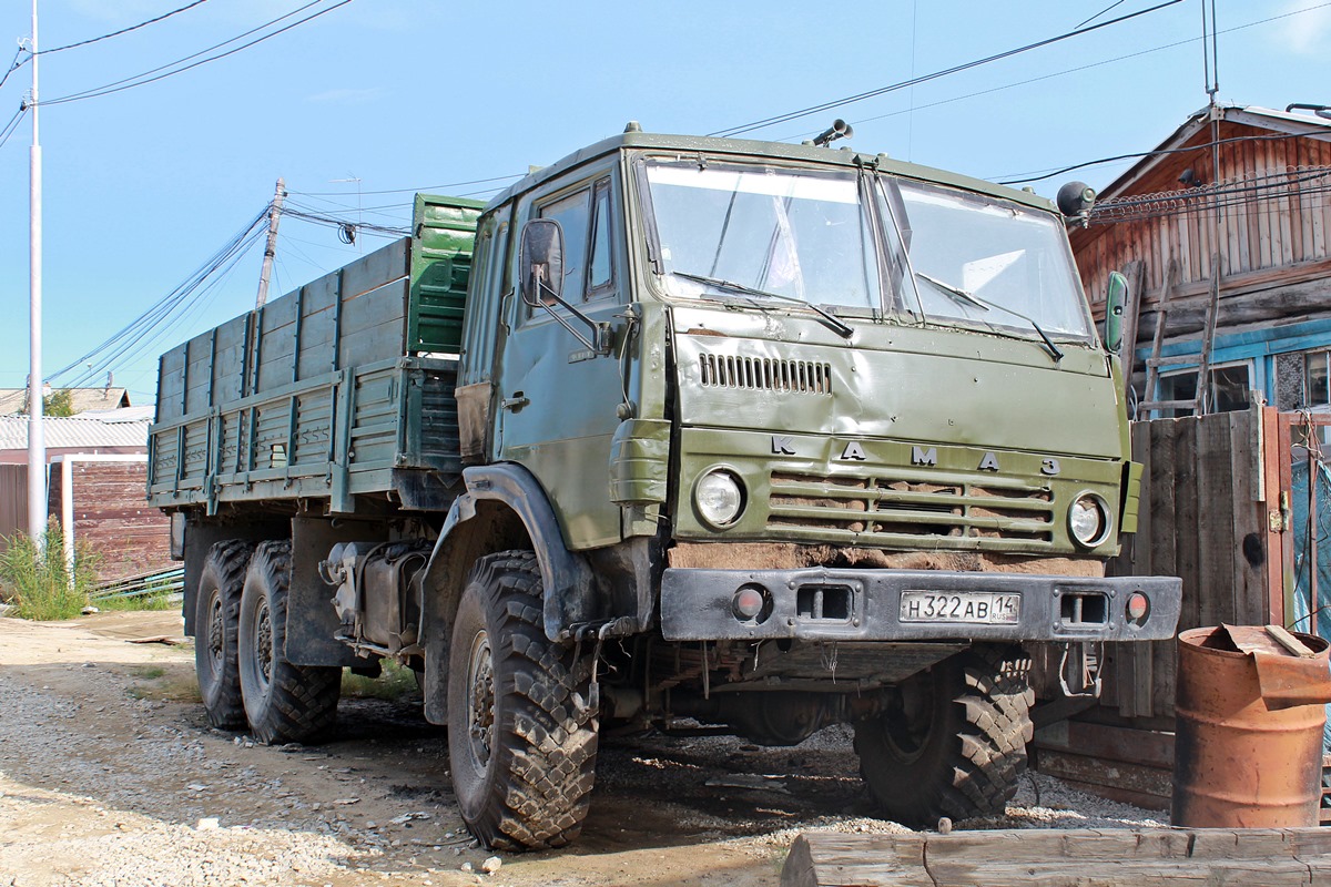 Саха (Якутия), № Н 322 АВ 14 — КамАЗ-43106