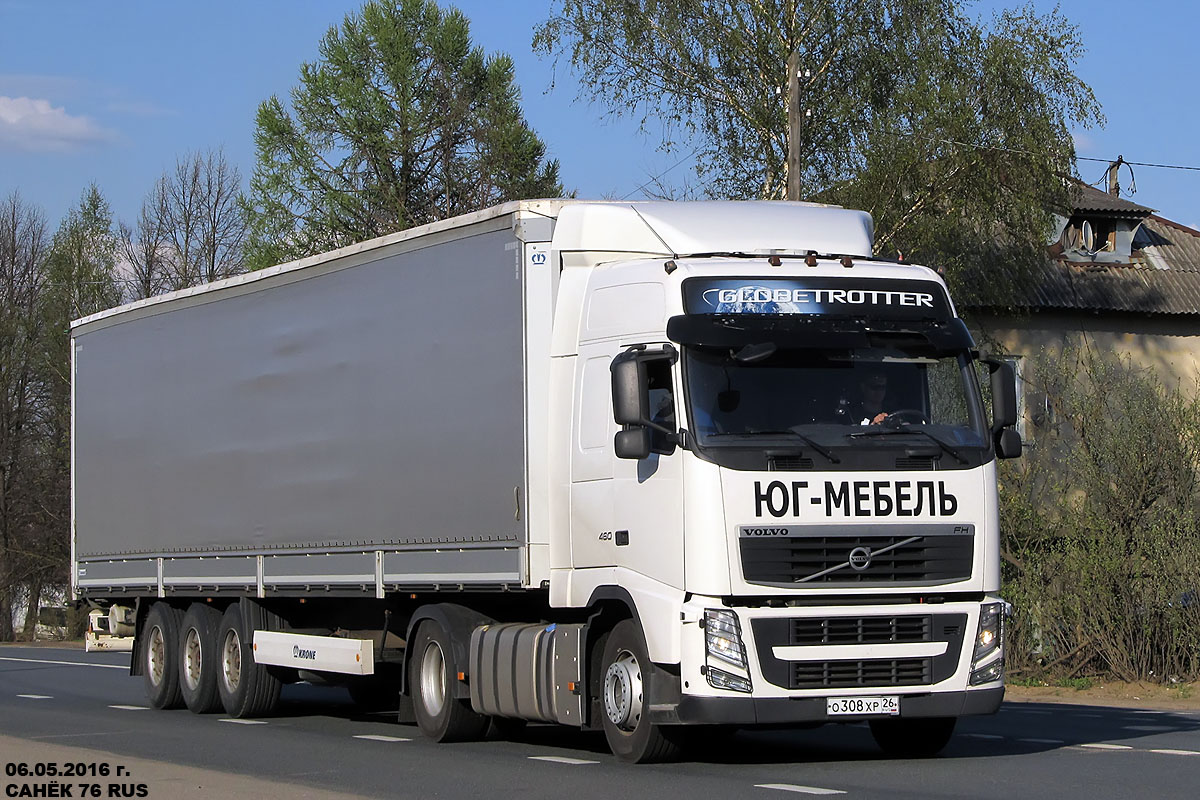 Ставропольский край, № О 308 ХР 26 — Volvo ('2008) FH.460