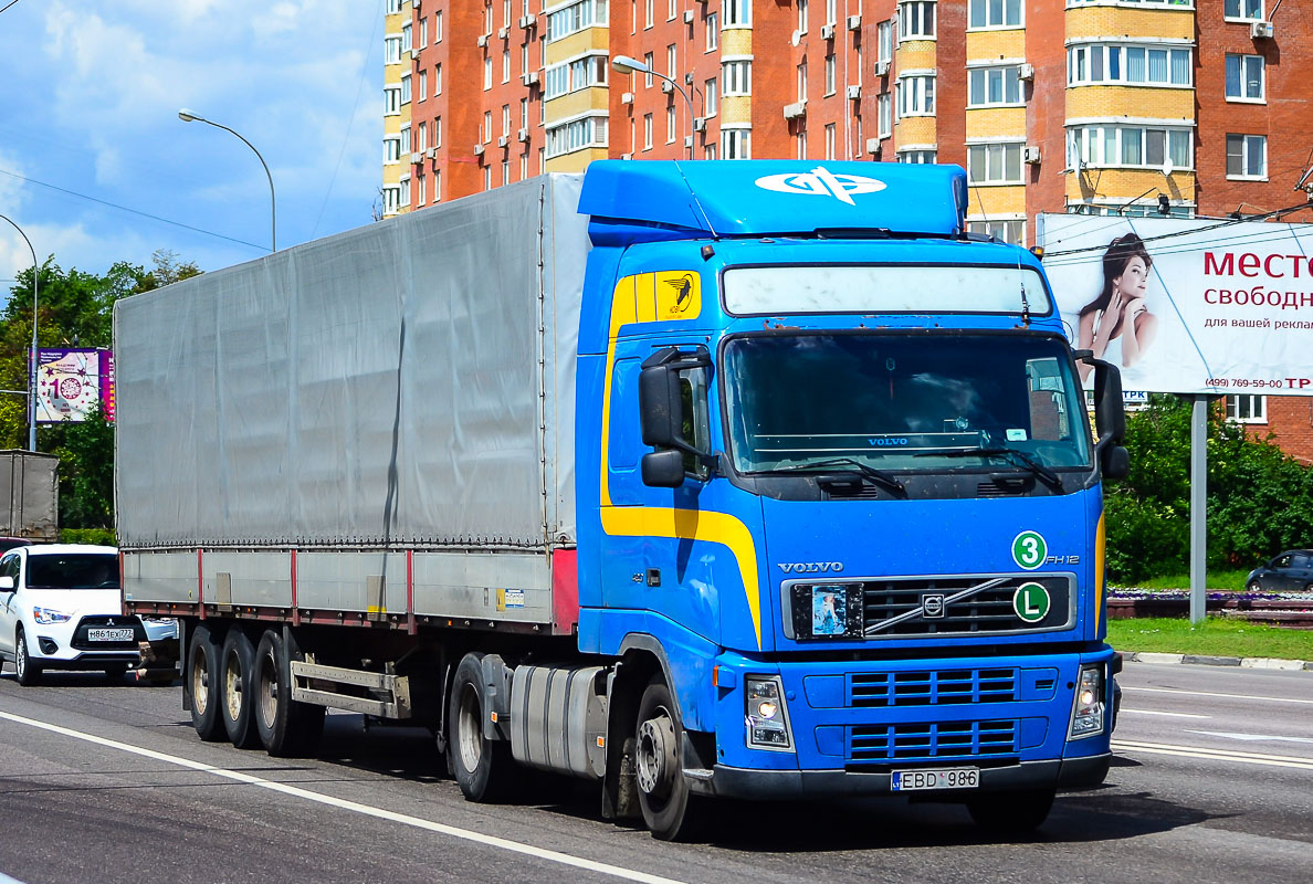 Литва, № EBD 986 — Volvo ('2002) FH12.460