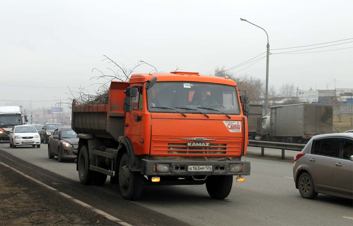 Красноярский край, № А 163 МР 124 — КамАЗ-43255-A3