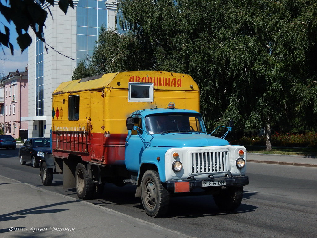 Восточно-Казахстанская область, № F 834 DN — ГАЗ-53-12