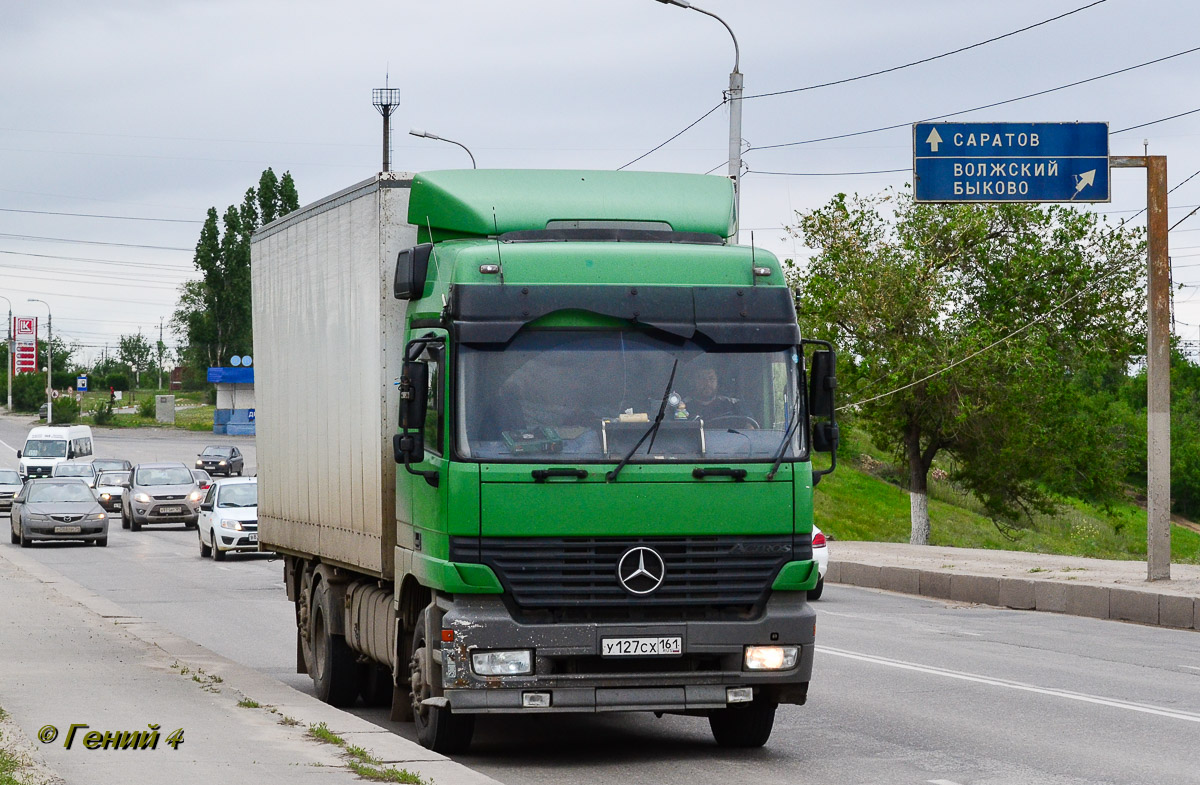 Ростовская область, № У 127 СХ 161 — Mercedes-Benz Actros ('1997) 2540