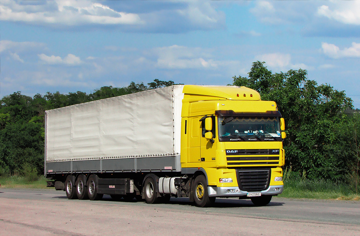 Харьковская область, № АХ 2358 ВІ — DAF XF105 FT