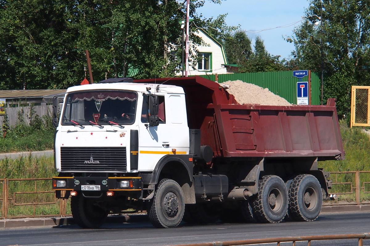 Ханты-Мансийский автоном.округ, № С 018 АВ 186 — МАЗ-651705