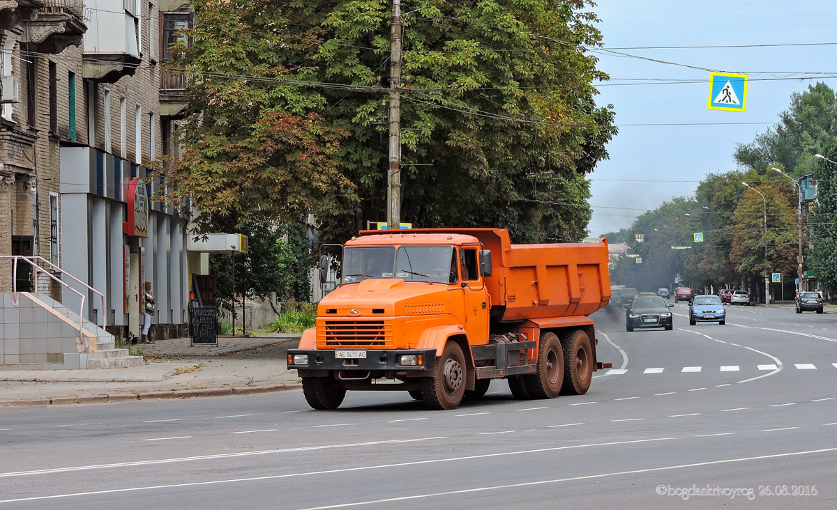 Днепропетровская область, № АЕ 3611 АС — КрАЗ-65055