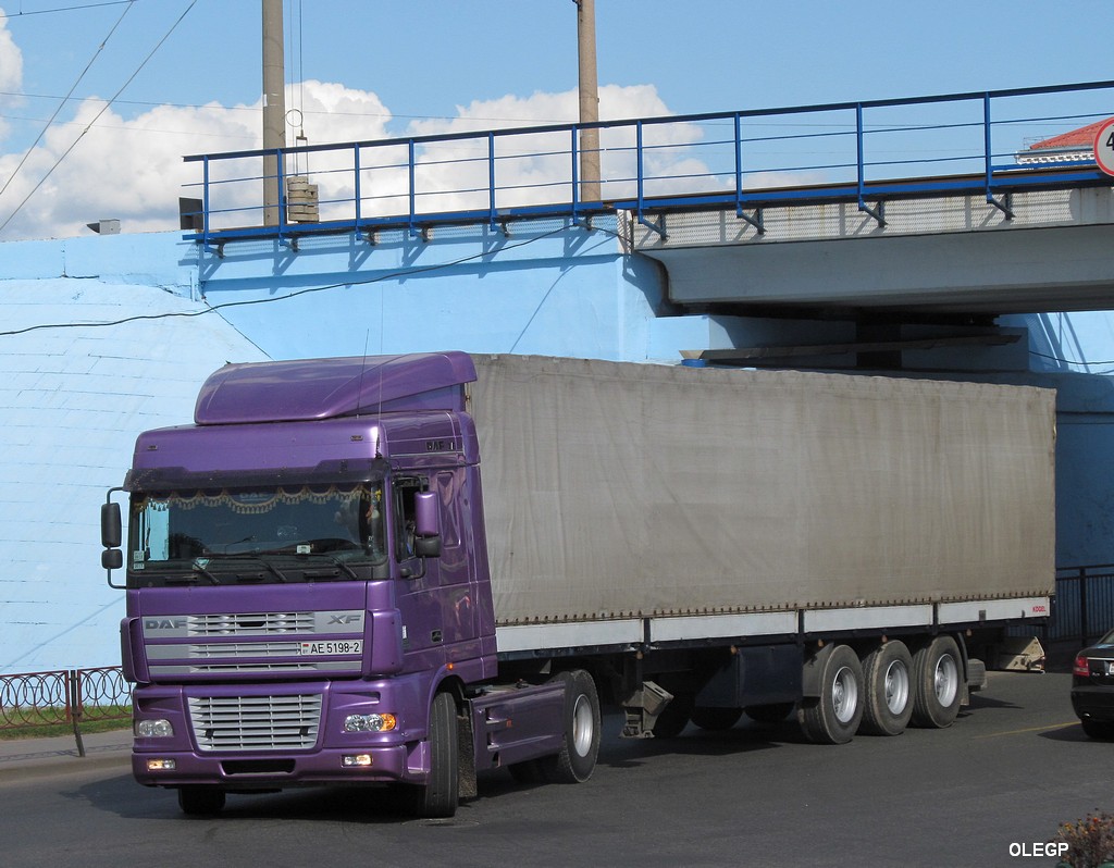 Витебская область, № АЕ 5198-2 — DAF XF95 FT