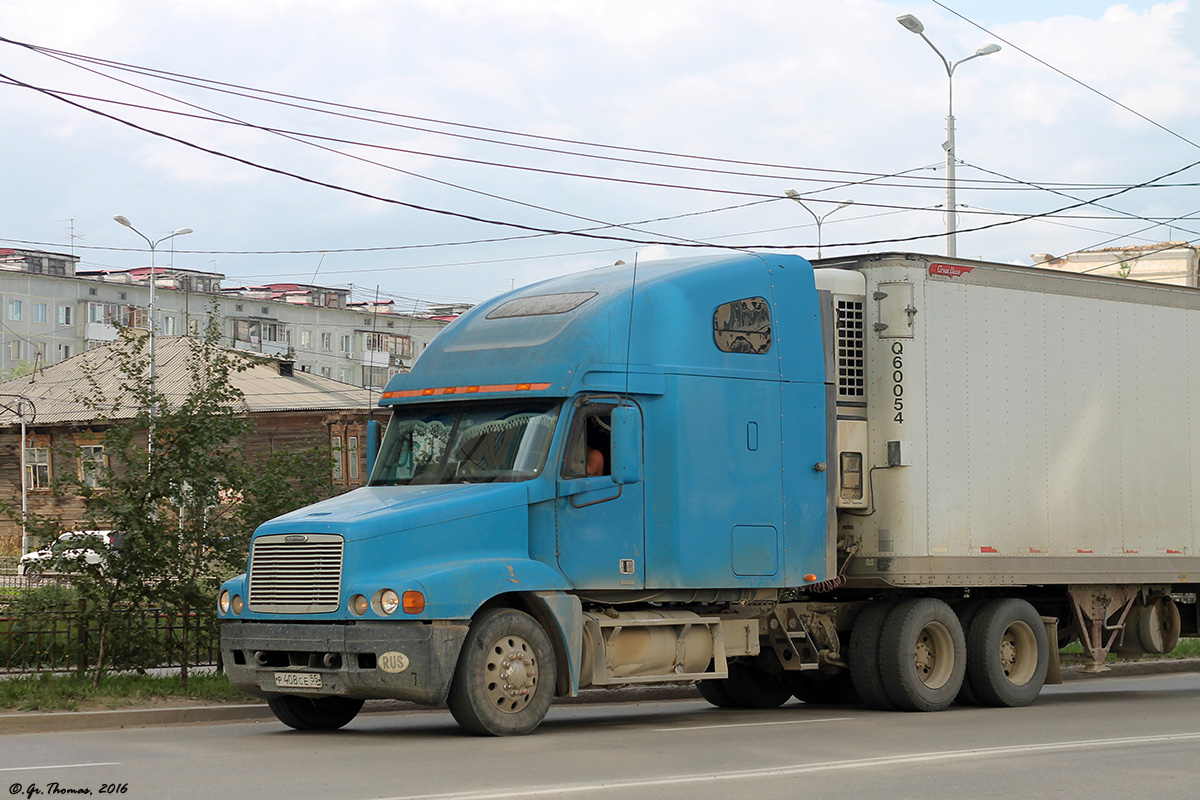 Омская область, № Р 408 СЕ 55 — Freightliner Century Class