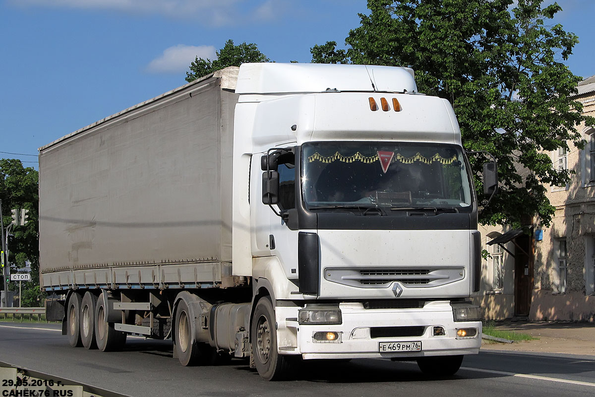 Ярославская область, № Е 469 РМ 76 — Renault Premium ('2006)