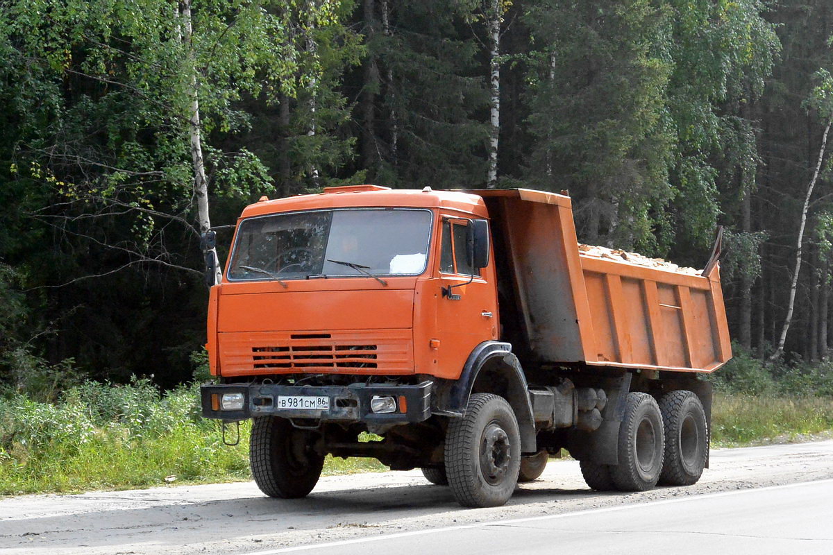 Ханты-Мансийский автоном.округ, № В 981 СМ 86 — КамАЗ-65111-13 [65111N]