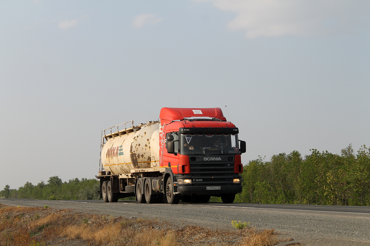 Оренбургская область, № Н 599 РМ 56 — Scania ('1996) P114G