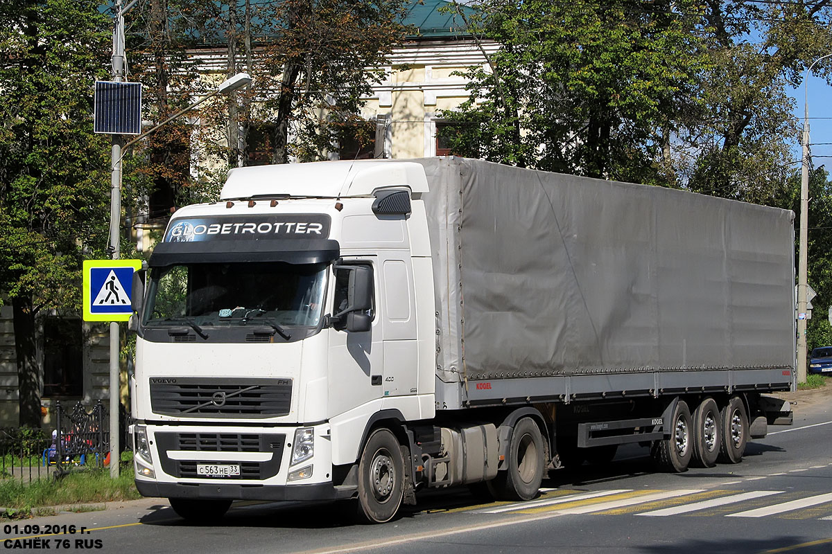 Владимирская область, № С 563 НЕ 33 — Volvo ('2008) FH.400