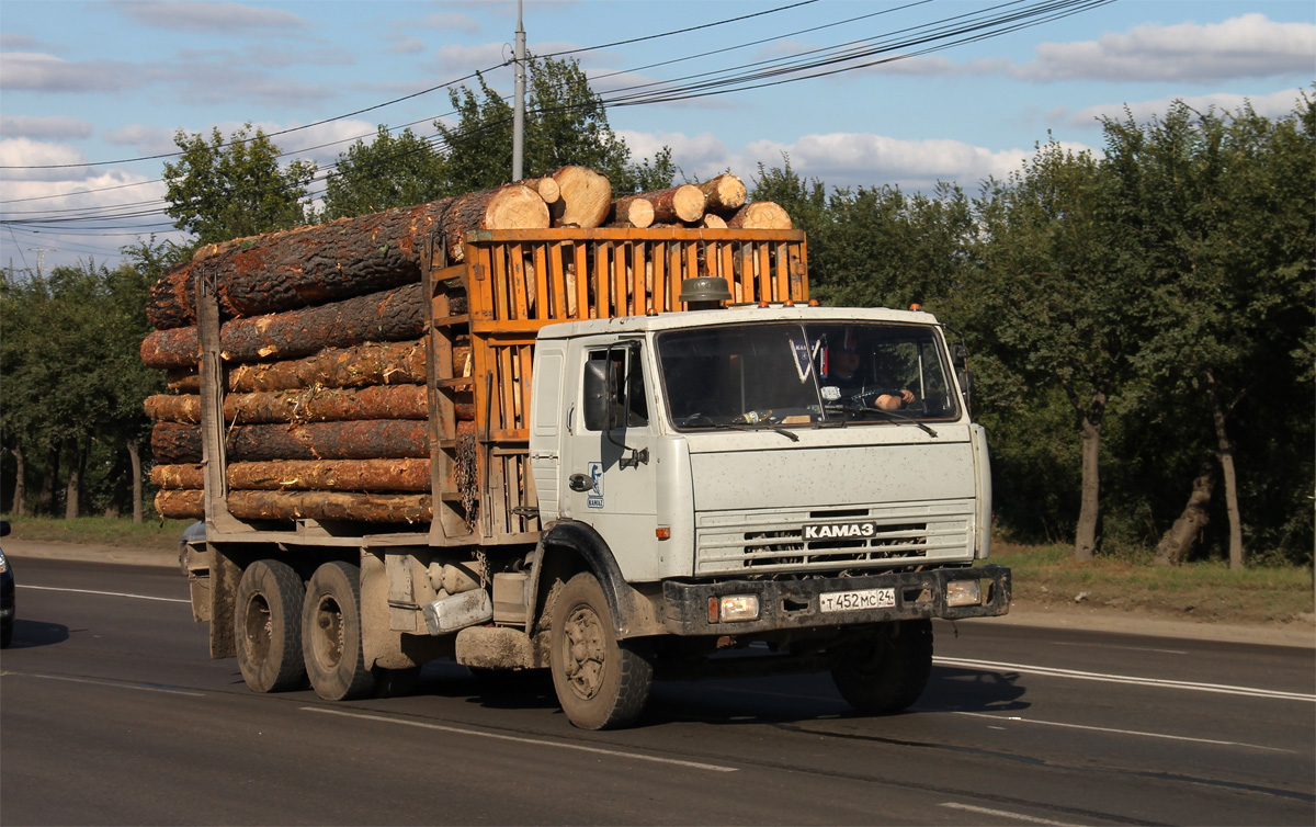 Красноярский край, № Т 452 МС 24 — КамАЗ-5320