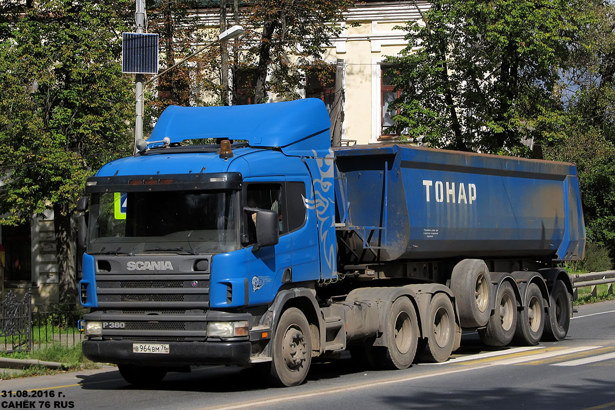 Ярославская область, № В 964 ВМ 76 — Scania ('1996) P380