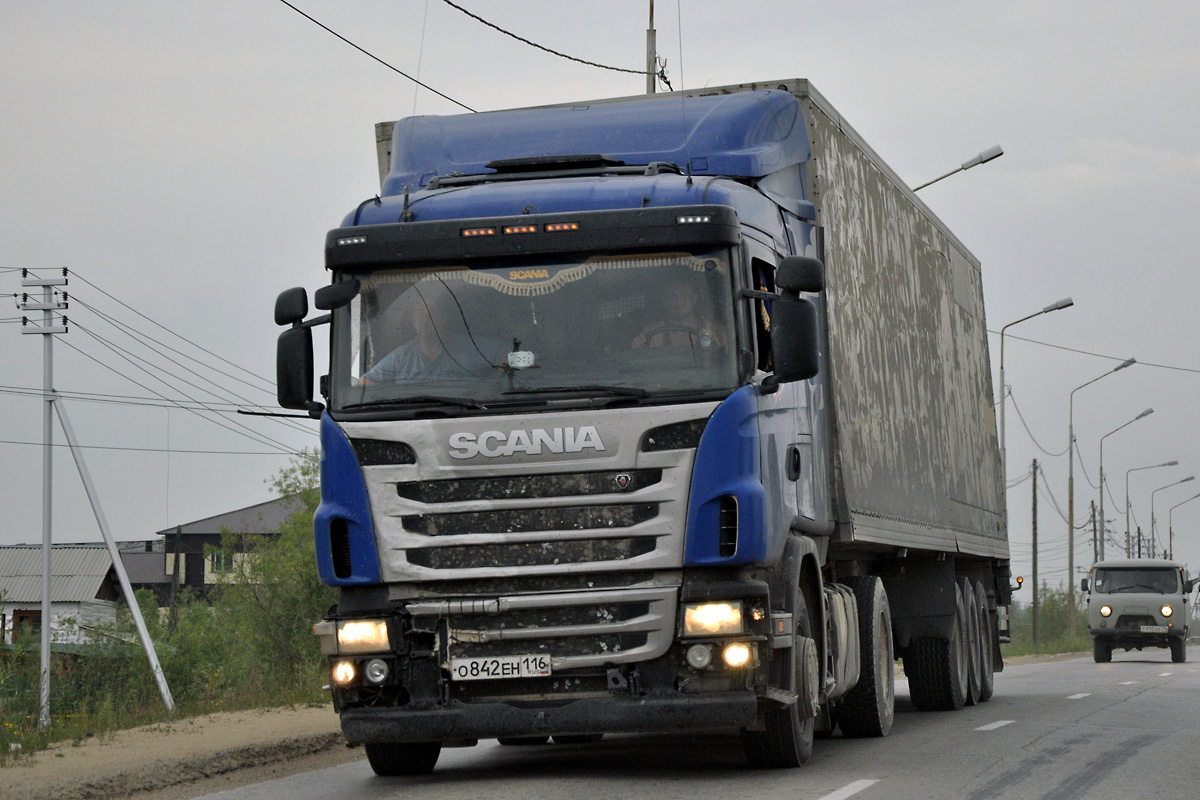 Татарстан, № О 842 ЕН 116 — Scania ('2009, общая модель)