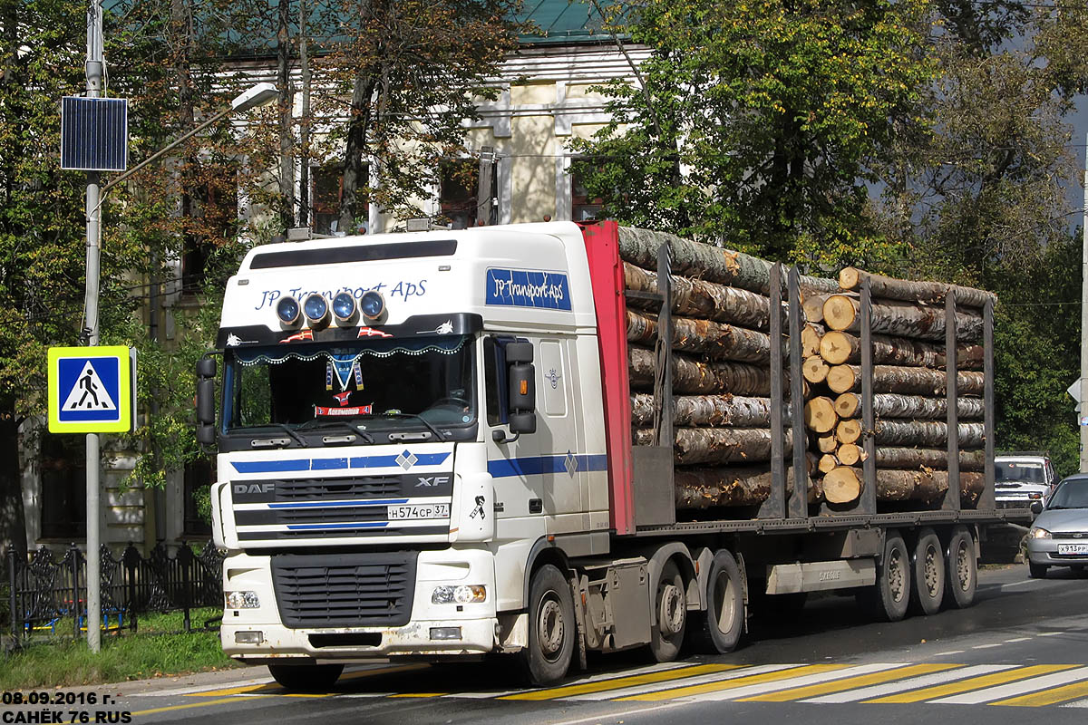 Ивановская область, № Н 574 СР 37 — DAF XF95 FTG