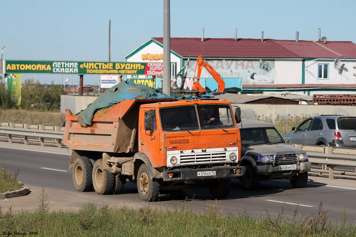 Саха (Якутия), № К 314 КР 14 — КамАЗ-55111 [551110]